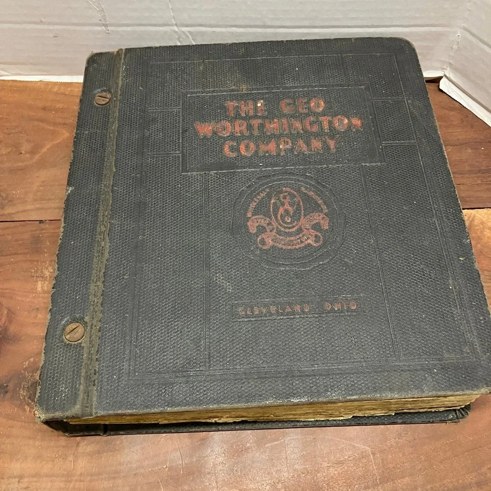 Vintage 1939 Geo Worthington Co Cleveland Ohio Hardware Tools Industrial Catalog